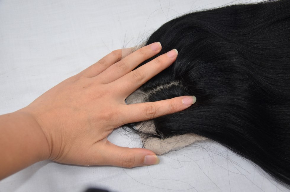 Hair extensions brazillian hair lace and silk closure 4*4 hair accessories HN114